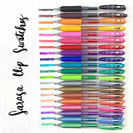Zebra Sarasa Clip Gel Pen - .5mm