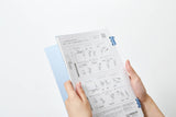 LASENO Spiral Ring Notebook - A5 Size