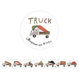 Hyogensha Cozyca Clear Washi Tape - Truck