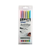 Le Plume II Brush Lettering Set - Pastel - Set of 6
