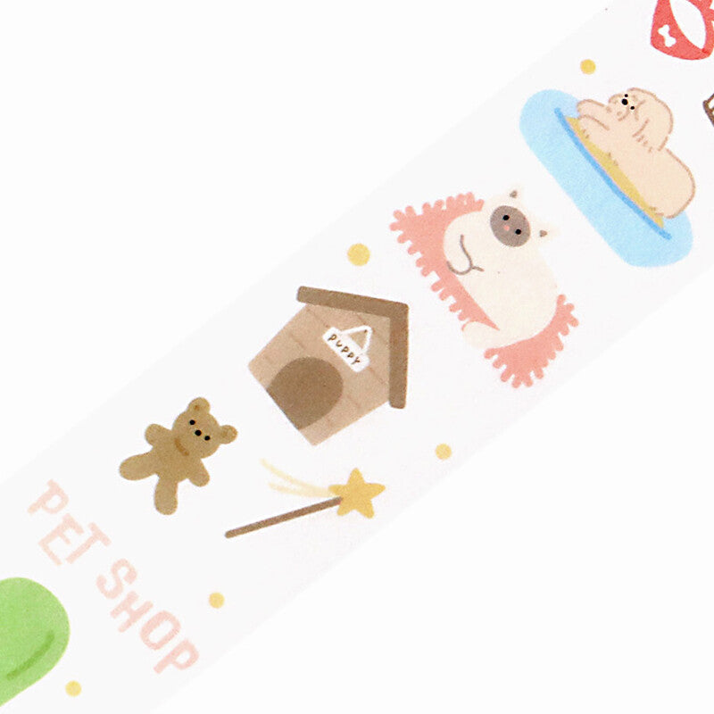 BGM Washi Tape - Open Today - Pets (Special Edition)
