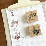 Stamp Marché Seasonal Illustration Stamp - February - Marle's Valentine B