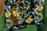 CoraCreaCrafts Bird Embroidered Notebook & Pouch