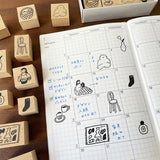 Stamp Marché x Isono Kei Time at Home Stamps