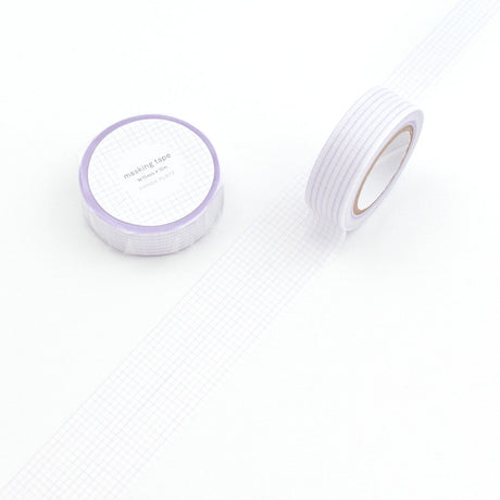 Papier Platz Grid Washi Tape - Purple