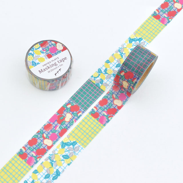 Papier Platz PUPUPU Washi Tape - Lemon and Apple