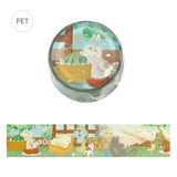 BGM Washi Tape - Summer Limited - Summer Vacation for Cats (Limited Edition)