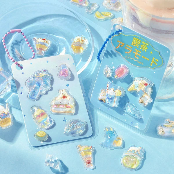 BGM Kyururun Sticker Sheet - Summer Limited - Cafe a La Mode