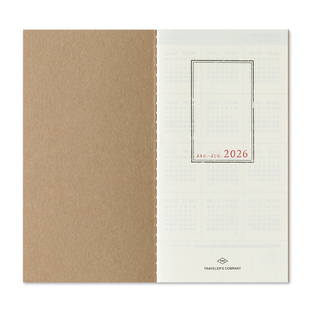 Traveler's Weekly & Memo Diary - Regular Size