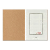 Traveler's Monthly Diary - Passport Size