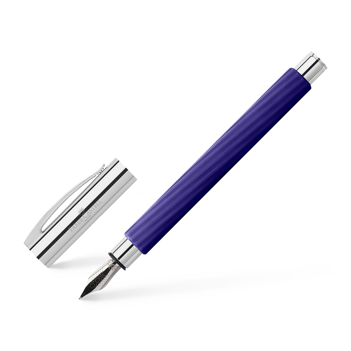 Faber-Castell Ambition Italic Fountain Pen - Midnight Mauve