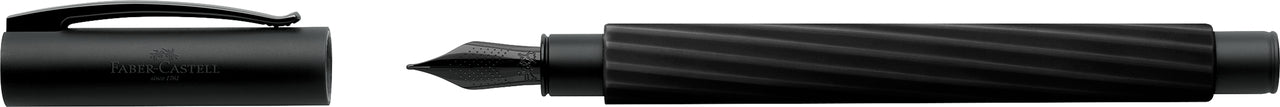 Faber-Castell Ambition Italic Fountain Pen - Obsidian