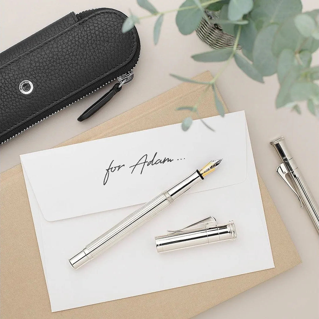 Graf Von-Faber Castell Classic Sterling Silver Fountain Pen