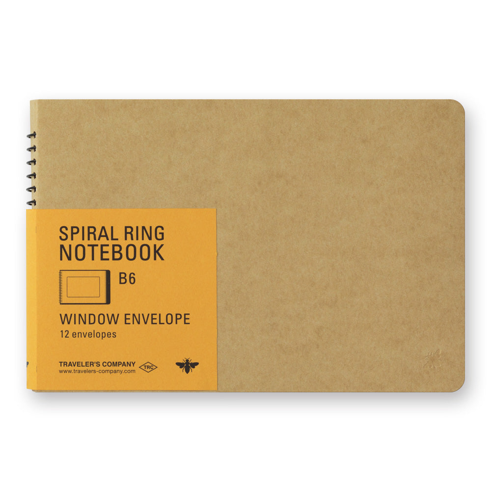 Travelers B6 Notebook - Window Envelope