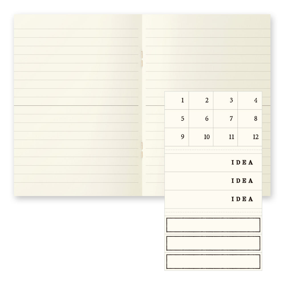 Midori MD Notebook Light - A6 - Lined (3 PCS)