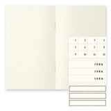 Midori MD Notebook Light - B6 Slim - Blank (3 PCS)