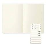 Midori MD Notebook Light - A5 - Blank (3 PCS)