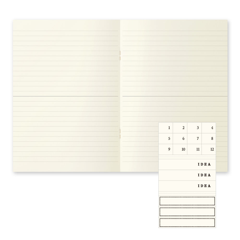 Midori MD Notebook Light - A5 - Lined (3 PCS)