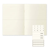 Midori MD Notebook Light - A5 - Lined (3 PCS)