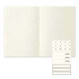 Midori MD Notebook Light - A5 - Grid (3 PCS)