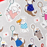 NB Large Sports Sticker Sheet - Badminton