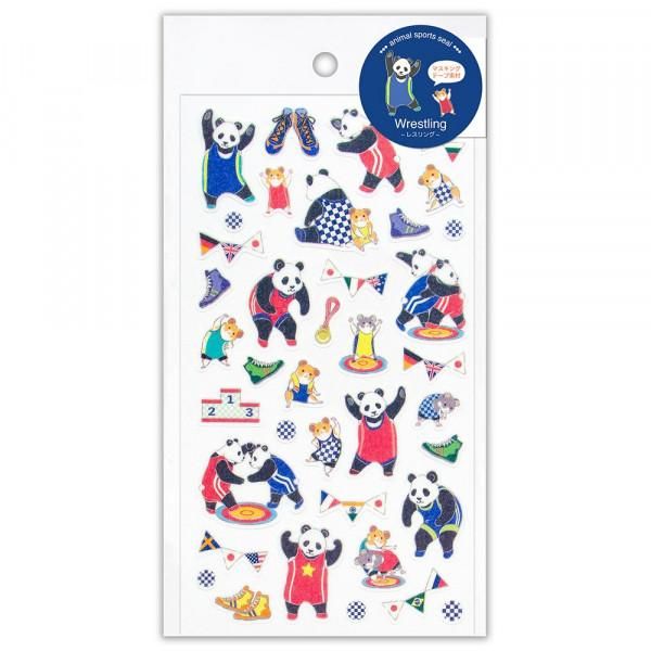 NB Large Sports Sticker Sheet - Wrestling