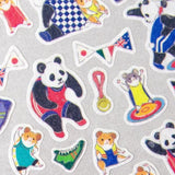 NB Large Sports Sticker Sheet - Wrestling