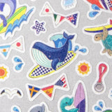 NB Large Sports Sticker Sheet - Surfing
