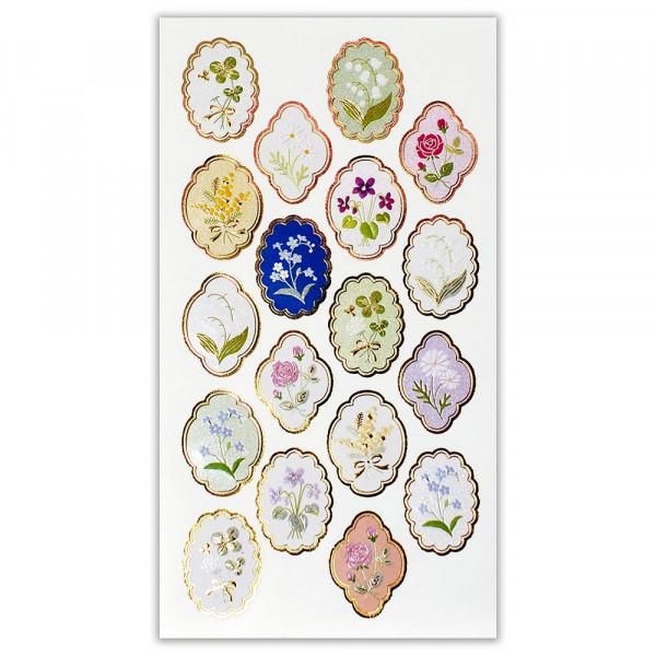 NB Large Antique Stickers - Pearly
