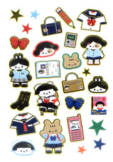Okuyama & Co Paper Stickers with Gold Foil - URR Characters