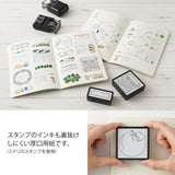 Midori Yuru Log Notebook B6 - Free Diary Monthly (18 Months)