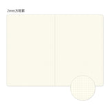 Midori Yuru Log Notebook B6 - Grid 2x2mm