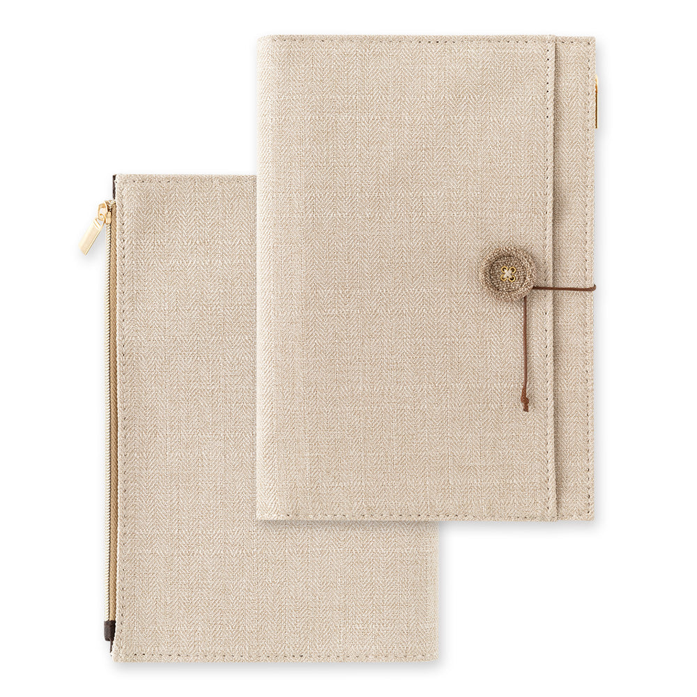 Midori Yuru Log Notebook B6 Cover - Cloth