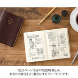 Midori Hibino Free Diary - A6 - Ivory