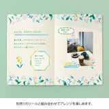Midori Yuru Log Notebook B6 - Floral
