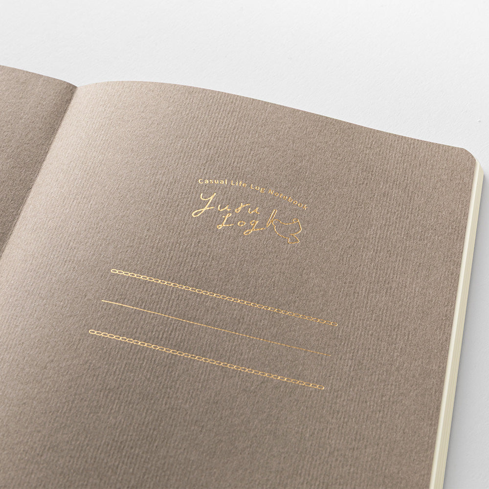 Midori Yuru Log Notebook B6 - Blue Nordic A