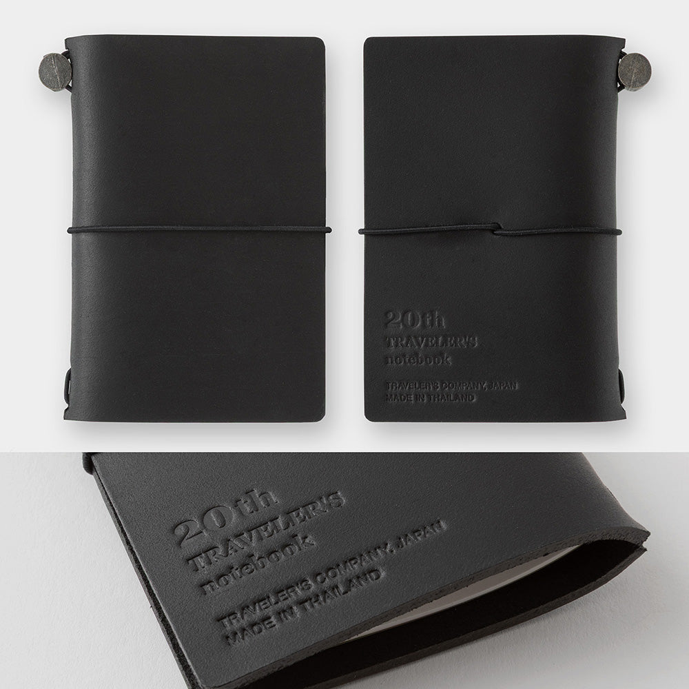 Traveler's Notebook - Card Size - 20th Anniversary Set - Black
