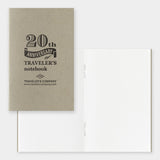Traveler's Notebook - Card Size - 20th Anniversary Set - Black