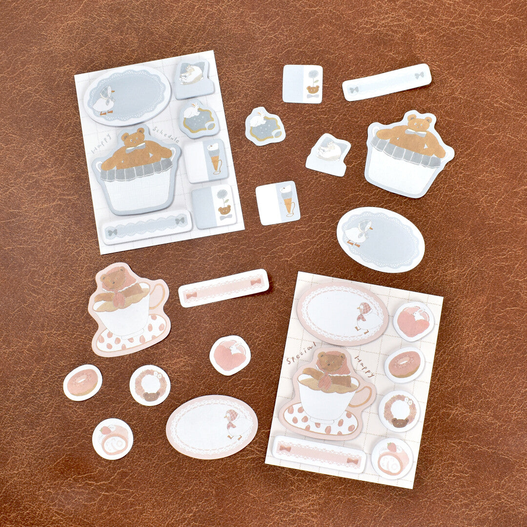 Papier Platz Tobimatsu Shoichiro Gold Foil Flake Stickers - Pink Favorite
