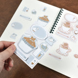 Papier Platz Tobimatsu Shoichiro Gold Foil Flake Stickers - Pink Favorite