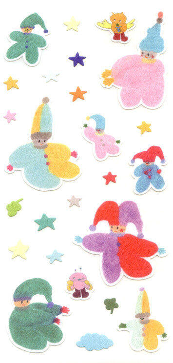 Okuyama & Co Stickers - UOU CUTE Magical Clowns
