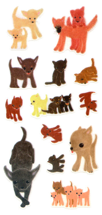 Okuyama & Co Stickers - UOU CUTE Dogs