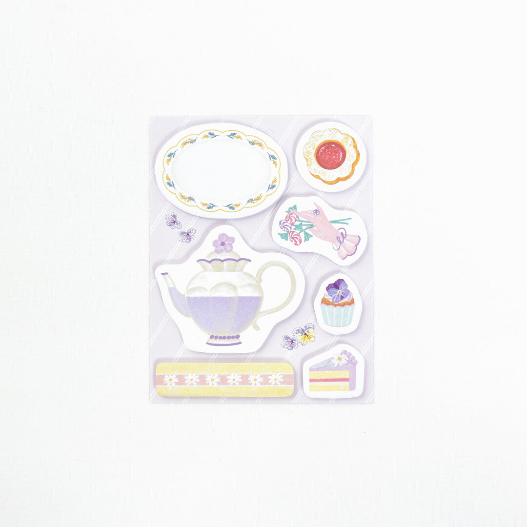 Papier Platz A La Carte Flake Mini Sticky Notes - Fleur et Sweets Le Jardin
