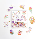 Papier Platz A La Carte Flake Stickers - Fleur et Sweets Le Jardin