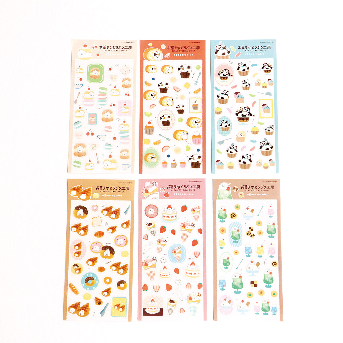 Furukawashiko Sweets Animal Workshop Sticker Sheet - Kotori