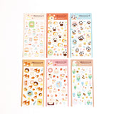 Furukawashiko Sweets Animal Workshop Sticker Sheet - Kotori