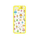 Furukawashiko Sweets Animal Workshop Plump Sticker Sheet - Cafe