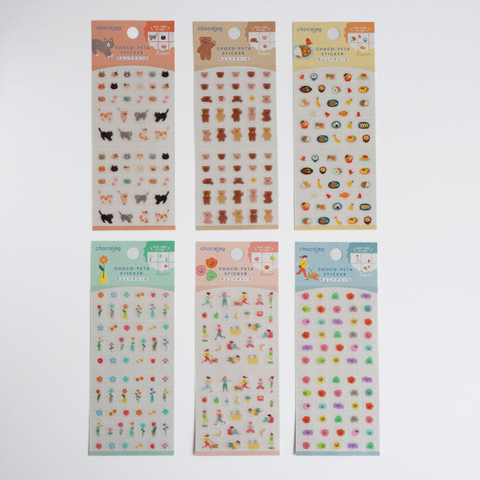 Furukawashiko Chocolog Choco-Peta Stickers - Cat
