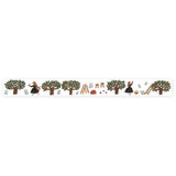 Hyogensha Cozyca Clear Washi Tape - Apple Field