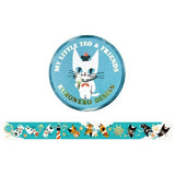 Hyogensha Cozyca Kuroneko Ishou Foil-Stamped Masking Tape - My Little Teo & Friends